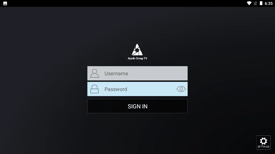Downloading Apollo Group TV APK on Android Box