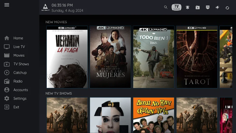 Apollo Group TV Login Screen Android